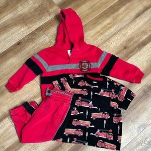 Gymboree Fire Dept Set, 18-24 months
